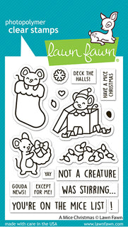 A Mice Christmas - Clear Stamp