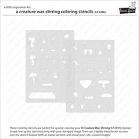 A Creature Was Stirring - Coloring Stencils