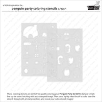 Penguin Party - Coloring Stencils