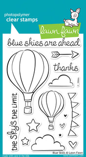 Blue Skies - Clear Stamp