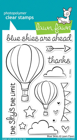 Blue Skies - Clear Stamp