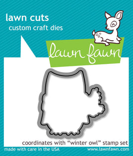 Winter Owl - Lawn Fawn Die