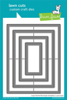 Large Stitched Rectangle Stackables - Die