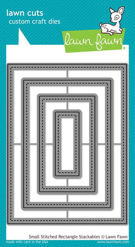 Small Stitched Rectangle Stackables - Die