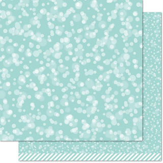 Ice Blue Bokeh - Lawn Fawn 12x12 Paper