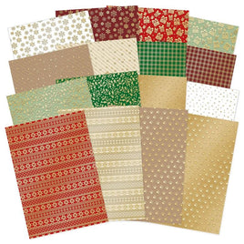 Beary Christmas Foiled Edge-to-Edge Cardstock