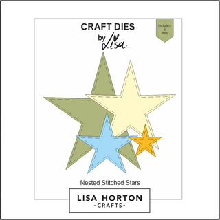 Nested Stitched Stars Die Set