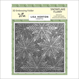 Snowflake Flurry 6x6 3D Embossing Folder