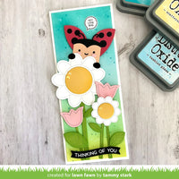 Flower and Sun Reveal Wheel Circle Add-on Frames- Lawn Fawn Die