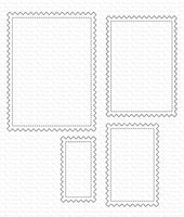 Stitched Pinking Edge Rectangle STAX - Die