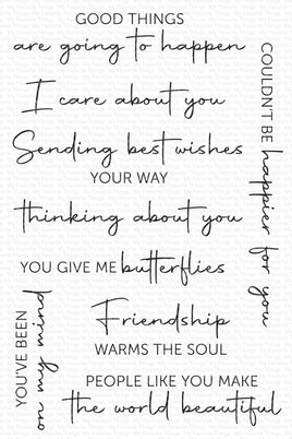 You Give Me Butterflies - Clear Stamp