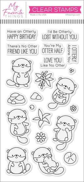Adorable Otters - Clear Stamp
