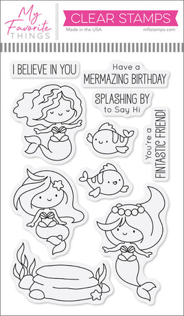 Fintastic Friends - Clear Stamp