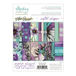Violet Whispers - 6X8 Art Journal Paper Pad