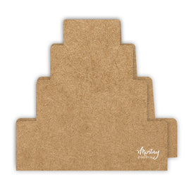 Mintay Basic Birthday Cake Card Base, Kraft (5pc)