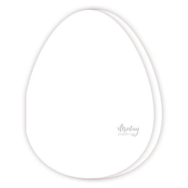 Mintay Basic Easter Egg Card Base, White (5pc)