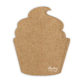 Mintay Basic Cupcake Card Base, Kraft (5pc)