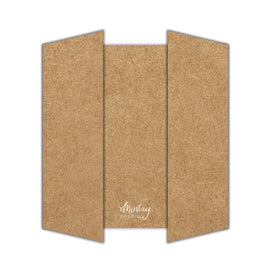 Mintay Basic Gate Fold Card Base, Kraft (5pc)