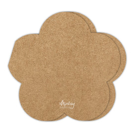 Mintay Basic Flower Card Base, Kraft (5pc)