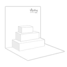 Mintay Basic Pop-up Card Insert, White (5pc)