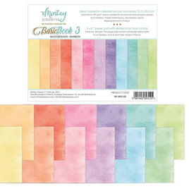 Basic Book 3 Background Rainbow - 6X8 Paper Pad