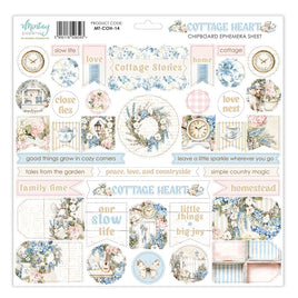 Cottage Heart - 12X12 Chipboard Ephemera Sheet