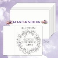 Lilac Garden - 6X8 Chipboard Album