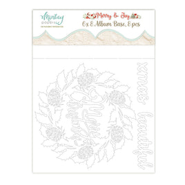 Merry & Joy - 6X8 Chipboard Album