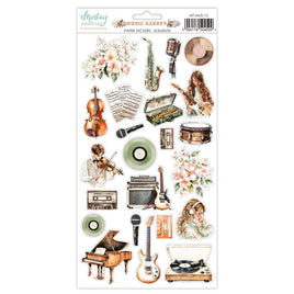 Elements - 6X12 Paper Stickers, Music Garden