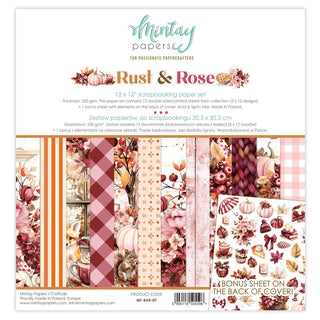 Rust & Rose - 12X12 Paper Set