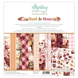 Rust & Rose - 12X12 Paper Set