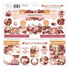 Rust & Rose - 12X12 Chipboard Ephemera Sheet