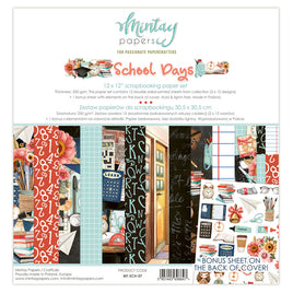 School Days - 12X12 Paper Set