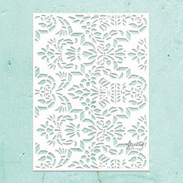 Flower Border - Mintay Kreativa Stencil