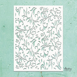 Floral Swirls - Mintay Kreativa Stencil