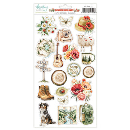 Summer Highlands Elements - 6X12 Paper Stickers