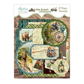 The Great Outdoors - Paper Elements,  (27pc)