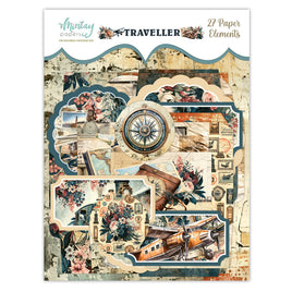 Traveller (27pc) -  27 pieces.  Made in Poland.  Paper Elements