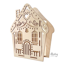Gingerbread House Box - Mintay Woodies, Decor
