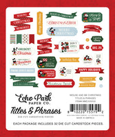 Mouse And Me Christmas Titles & Phrases