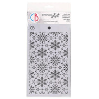 View   Ciao Bella Texture Stencil 5"x8" Snowflakes