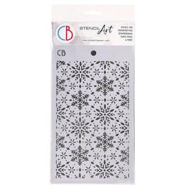 View   Ciao Bella Texture Stencil 5"x8" Snowflakes