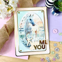 Moonstone Dies - Oval Striped Panel