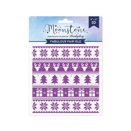 Moonstone Embossing Folders - Fabulous Fair Isle