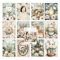 Peony Silence - 6 x 8 Art Journal Paper Set