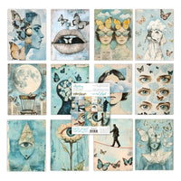 Surreal Flight - 6 x 8 Art Journal Paper Set