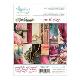Secret Diary - 6 x 8 Art Journal Paper Set