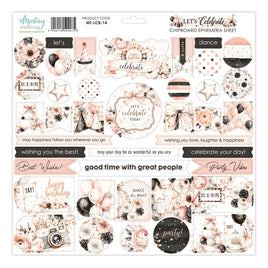 Let's Celebrate - 12X12 Chipboard Ephemera Sheet
