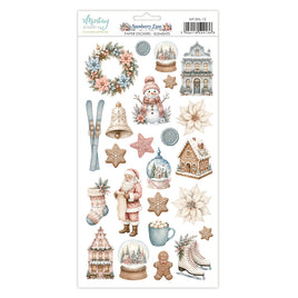Snowberry Lane Elements - 6X12 Paper Stickers