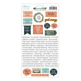 Teen Spirit - Words - 6 x 12 Paper Stickers